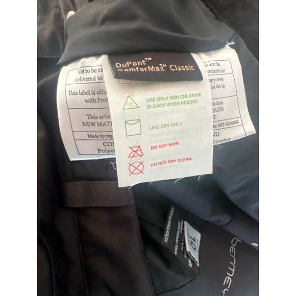 Obermeyer vintage black ski pants Sz 10 short in mint condition snowboard - Picture 11 of 15